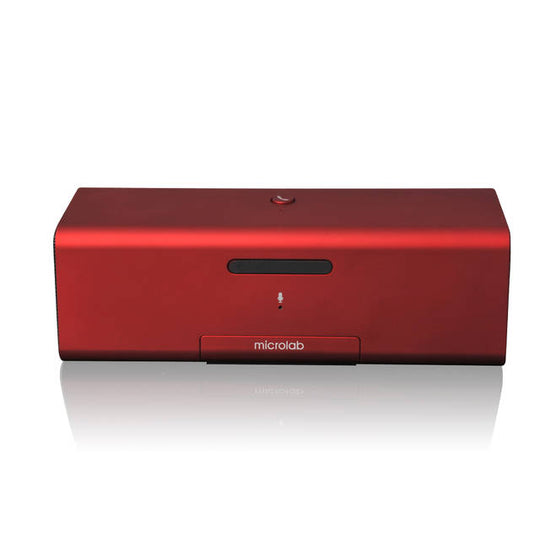 Microlab MD212 Wireless Bluetooth Portable Stereo Speaker w/ Microphone & Rechargeable Battery & Retractable Tray