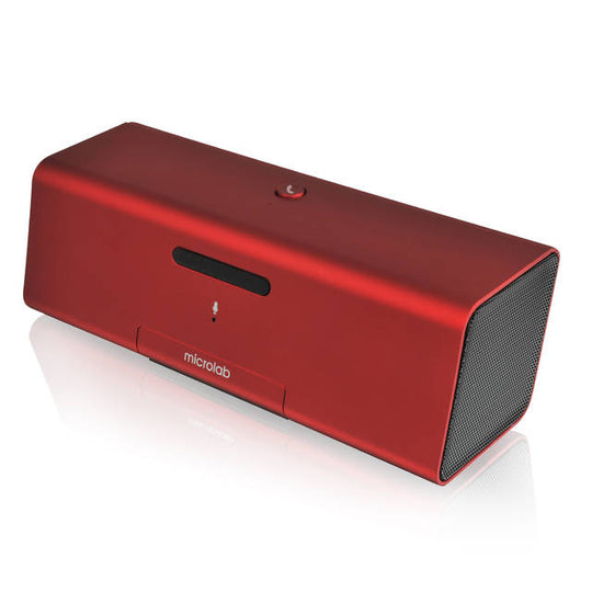Microlab MD212 Wireless Bluetooth Portable Stereo Speaker w/ Microphone & Rechargeable Battery & Retractable Tray