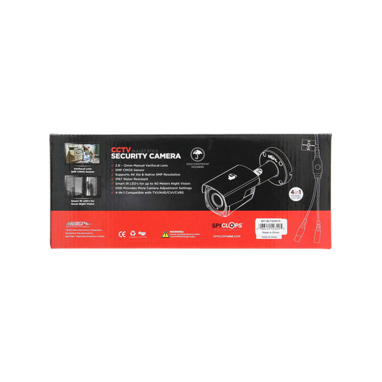 Metra Spyclops 5MP/4K Lite CCTV Bullet Style Camera