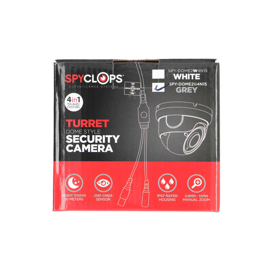 Metra Spyclops 5MP Turrent Dome Style Coax Camera