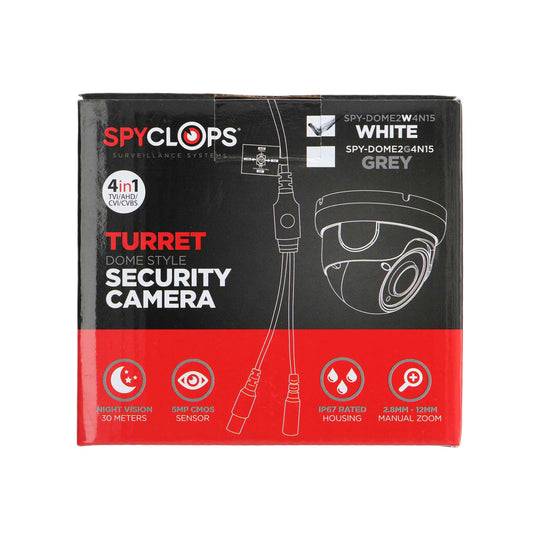 Metra Spyclops 5MP Turrent Dome Style Coax Camera