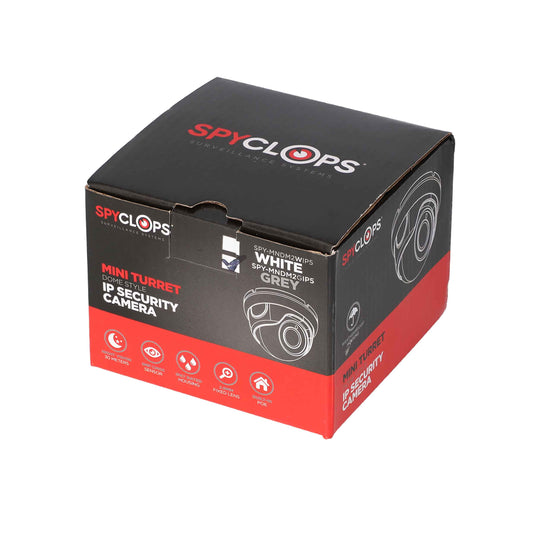 Metra Spyclops PoE 5MP Mini Turret Dome Style IP Camera
