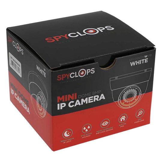 Metra Spyclops 8MP 4K Mini Dome IP Camera