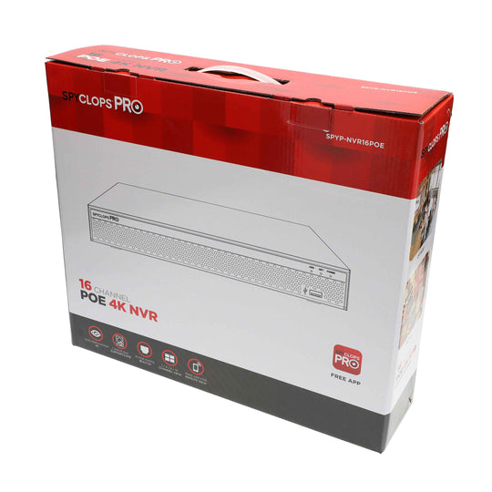 Metra Spyclops 16 Channel AI 4K PoE NVR