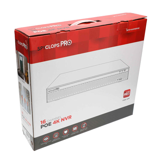Metra Spyclops 16 Channel AI 4K PoE NVR