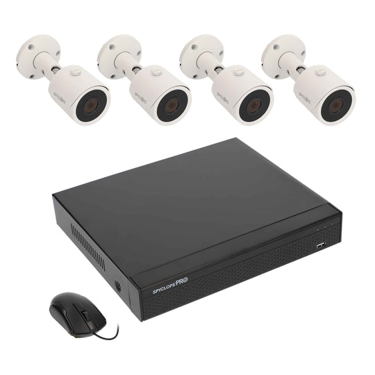 Metra Spyclops 4 Channel PoE 4K NVR Kit