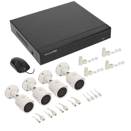 Metra Spyclops 4 Channel PoE 4K NVR Kit