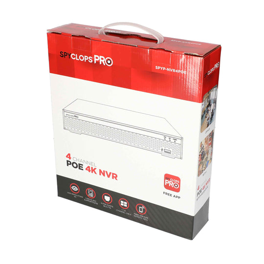 Metra Spyclops 4 Channel AI 4K PoE NVR