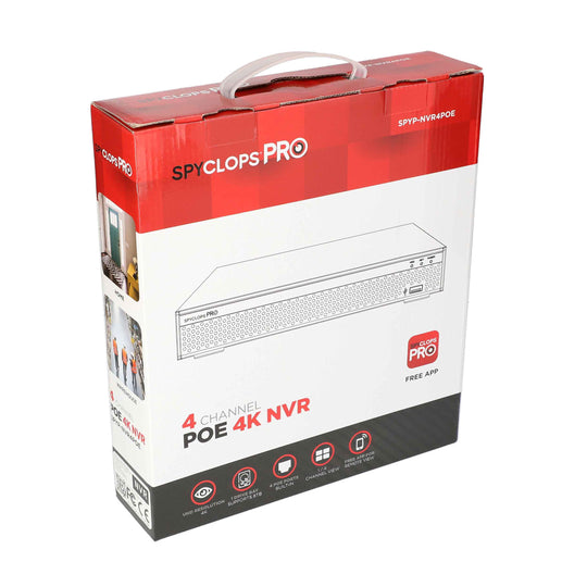 Metra Spyclops 4 Channel AI 4K PoE NVR