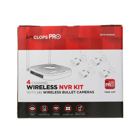 Metra Spyclops 4 Channel Wireless NVR Kit
