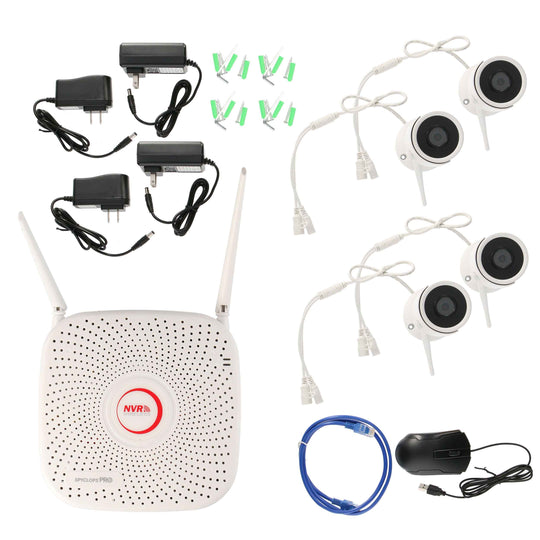 Metra Spyclops 4 Channel Wireless NVR Kit