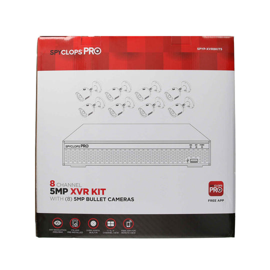 Metra Spyclops 8 Channel 5MP XVR Kit
