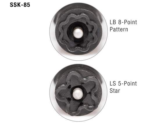 Jonard Tools Slam Lock Star Key for LB & LS Patterns