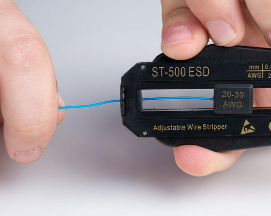 Jonard Tools Adjustable Wire Stripper, 20-30 AWG, ESD Safe