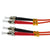 ST-ST Multimode OM1 Duplex 62.5/125 Fiber Patch Cable, UL, ROHS