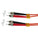 ST-ST Multimode OM1 Duplex 62.5/125 Fiber Patch Cable, UL, ROHS