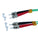 ST-ST Multimode OM3 Duplex 50/125 Aqua Fiber Patch Cable, UL, ROHS