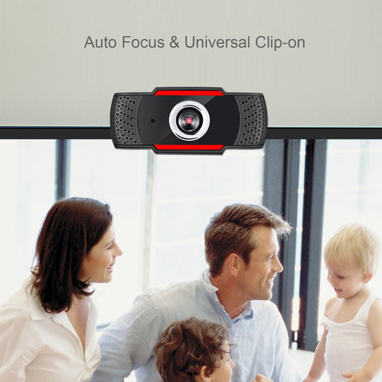 Adesso CYBERTRACK H3 720P HD USB Webcam with Built-in Microphone