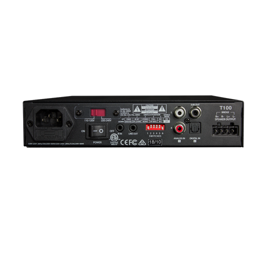 TruAudio A 2-Channel Class D Amp w/ IR Learning, 4-8ohm, 100-150W 