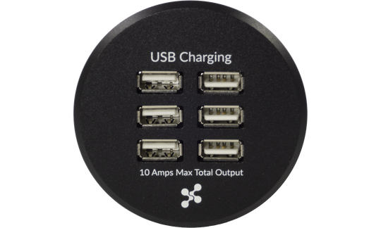 Techlogix Networx TL-TI-PUSB Six port USB charging station table insert