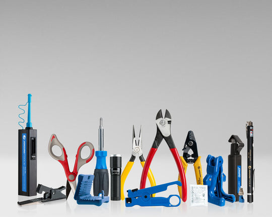 Jonard Tools Fiber Prep Kit with Connector Cleaner, Fiber Cleaver, & Visual Fault Locator