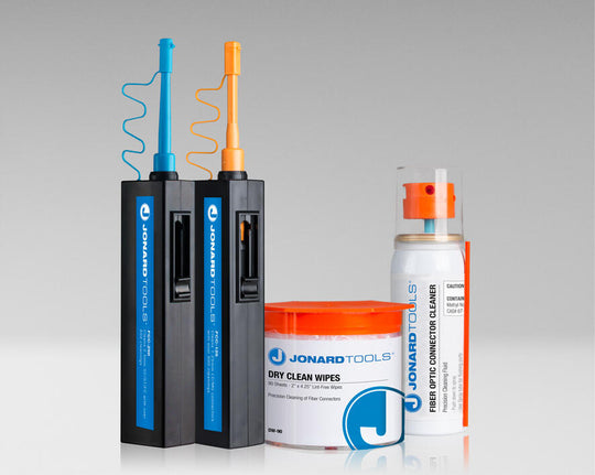Jonard Tools Fiber Optic Connector Cleaning Kit, TK-182
