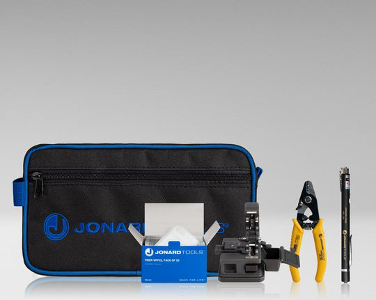 Jonard Tools Fiber Optic Connector Clean & Prep Kit, TK-184