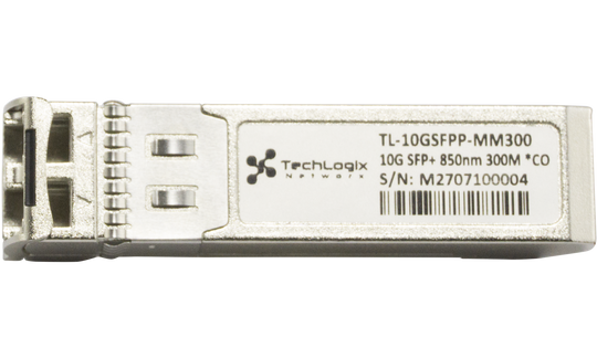 Techlogix Networx TL-10GSFPP-MM300 10GBASE-SR SFP+ 850nm 300m DOM Transceiver - Multimode Fiber