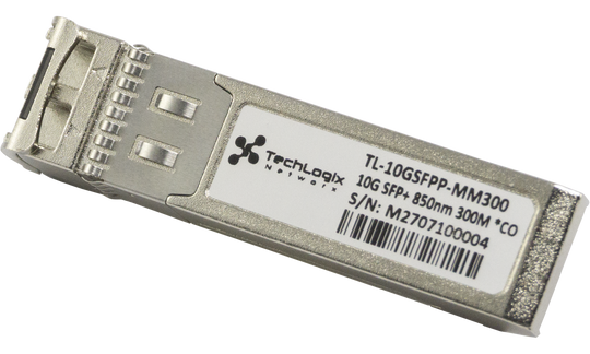 Techlogix Networx TL-10GSFPP-MM300 10GBASE-SR SFP+ 850nm 300m DOM Transceiver - Multimode Fiber