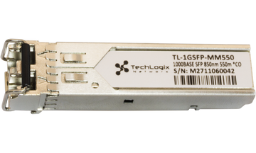 Techlogix Networx TL-1GSFP-MM550 1GBASE-SX SFP 850nm 550m DOM Transceiver -- Multimode Fiber