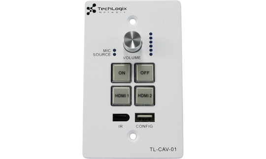 Techlogix Networx TL-CAV-01-HD All-in-one meeting room & classroom AV system -- 2 HDMI inputs