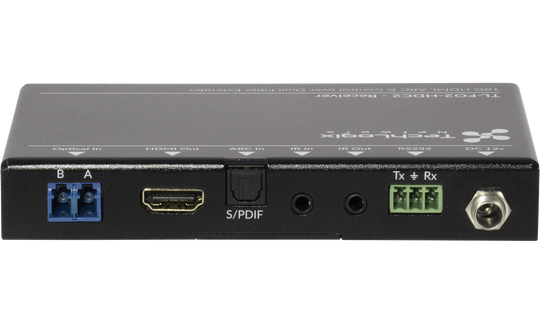 Techlogix Networx TL-FO2-HDC2 HDMI Control over Two Fiber Optic Cable Extender w/ARC