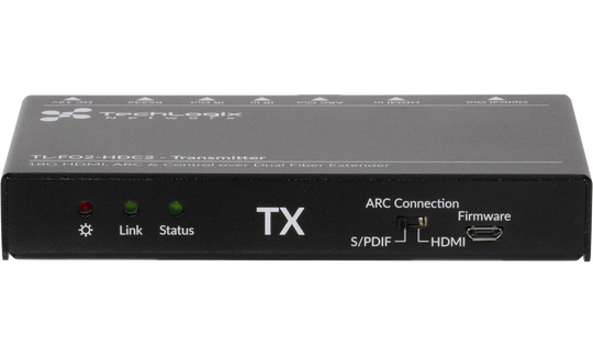 Techlogix Networx TL-FO2-HDC2 HDMI Control over Two Fiber Optic Cable Extender w/ARC