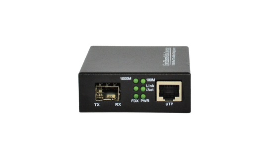Techlogix Networx Fiber-based Media Converter - 1 SFP & 1 RJ45