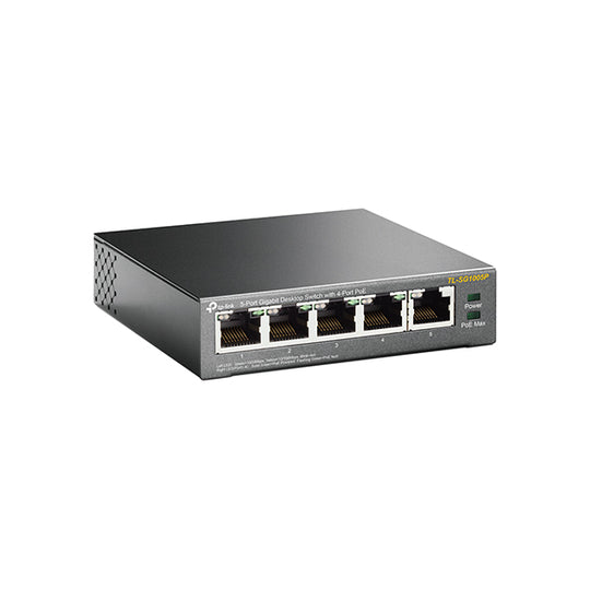 TP-Link TL-SG1005P 5-Port Gigabit Desktop Switch with 4-Port PoE