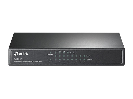 TP-Link TL-SG1008P 8-Port Gigabit Desktop Switch with 4-Port PoE