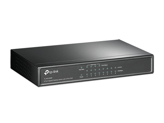 TP-Link TL-SG1008P 8-Port Gigabit Desktop Switch with 4-Port PoE