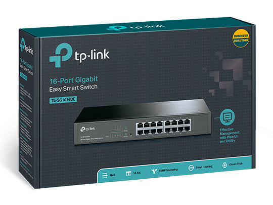 TP-Link TL-SG1016DE 16-Port Gigabit Easy Smart Switch