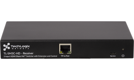 Techlogix Networx TL-SM3C-HD Share-Me under-table switcher & receiver with 3 HDMI inputs