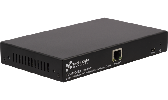 Techlogix Networx TL-SM3C-HD Share-Me under-table switcher & receiver with 3 HDMI inputs
