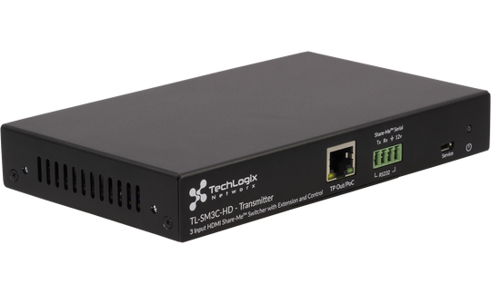 Techlogix Networx TL-SM3C-HD Share-Me under-table switcher & receiver with 3 HDMI inputs