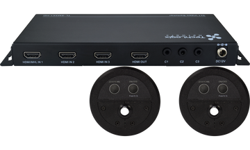 Techlogix Networx TL-SMKIT-05 Share-Me Kit: Switcher + (2) pass-through control inserts