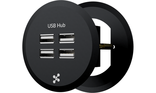Techlogix Networx TL-TI-4USB Four port USB hub table insert