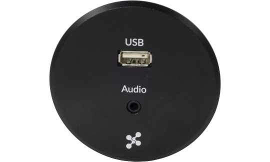 Techlogix Networx TL-TI-USBAUD USB & stereo audio pass-through table insert