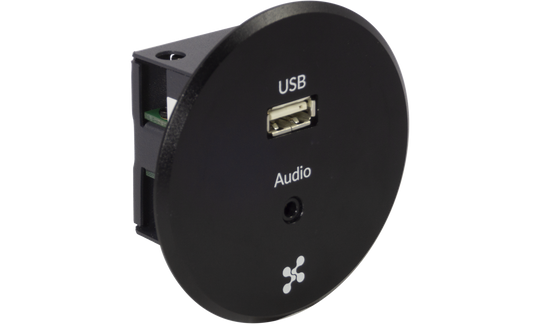Techlogix Networx TL-TI-USBAUD USB & stereo audio pass-through table insert
