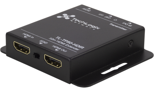 Techlogix Networx TL-TP50-HDIR HDMI & IR over Shielded Twisted Pair Cable Extender -- 50m