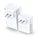 TP-Link TL-WPA4220KIT 300Mbps Wi-Fi Range Extender, AV600 Powerline Edition