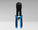 Jonard Tools RJ45 & RJ11/12 Modular Pass-through Crimper with Tail Crimping Slots