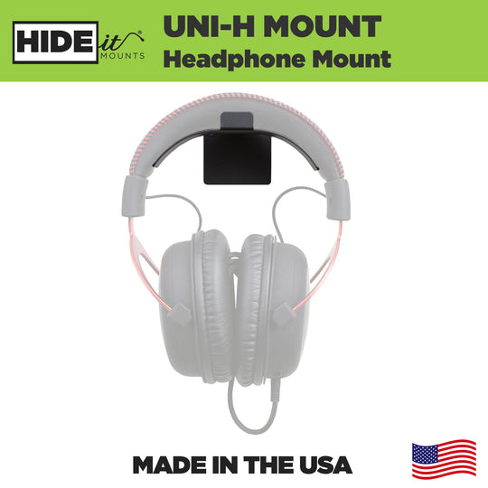 HIDEit Uni-H | Universal Headset Wall Mount