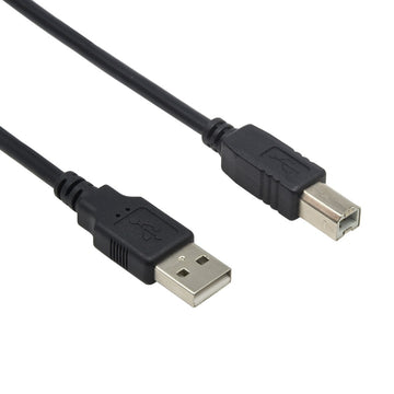 USB Printer Cable - USB A Male to USB B Male (3-15ft)